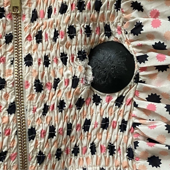 Anthropologie Maeve Damaged Bow Tie One Strap Blouse Sz 20W - Picture 3 of 6